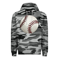 Slate Camo baseball ball Premium Hoodie - FaDigitalArtStudio