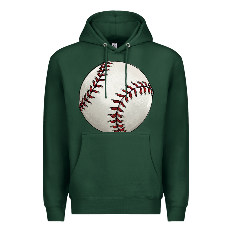 Baseball Ball Premium Hoodie by FaDigitalArtStudio | Teevron