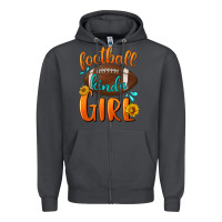Smoke football kinda girl Zipper Hoodie - BundleAndBundleShop