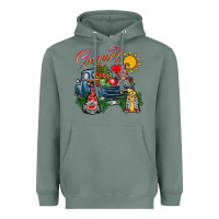 Sage summer gnomes  truck Heavyweight Hoodie - CowhideDigitalArt