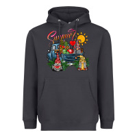Smoke summer gnomes  truck Heavyweight Hoodie - CowhideDigitalArt