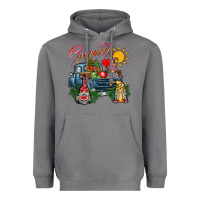 Storm summer gnomes  truck Heavyweight Hoodie - CowhideDigitalArt