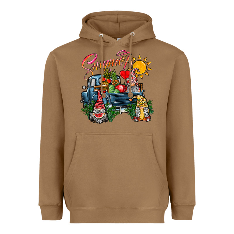 Summer Gnomes  Truck Heavyweight Hoodie by CowhideDigitalArt | Teevron