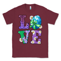 Burgundy easter love egg Classic Tee - RanaPortraitStore