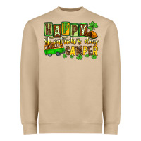 Mushroom St. Patrick's Happy St. Patrick's Day camper Heavyweight Sweatshirt - OliviaCreatesArt