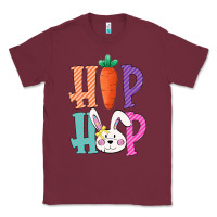 Burgundy hip hop easter girls toddlers kids leopard bunny Classic Tee - Bettercallsaul