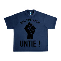Navy Bad Spellers Urban Heavy Tee - Bettercallsaul