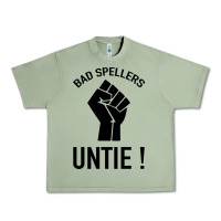 Oil Green Bad Spellers Urban Heavy Tee - Bettercallsaul