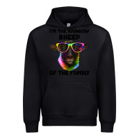 Black i'm the rainbow sheep of the family suffolk sheep Urban Hoodie - Artiststas