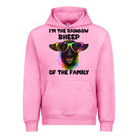 Fuchsia Pink i'm the rainbow sheep of the family suffolk sheep Urban Hoodie - Artiststas