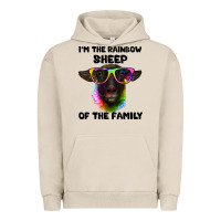 Pigment French Oak i'm the rainbow sheep of the family suffolk sheep Urban Hoodie - Artiststas
