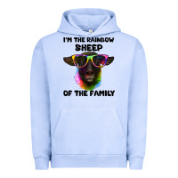 Pigment Grape Ice i'm the rainbow sheep of the family suffolk sheep Urban Hoodie - Artiststas