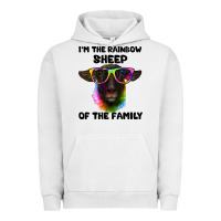 Pigment Lunar Rock i'm the rainbow sheep of the family suffolk sheep Urban Hoodie - Artiststas