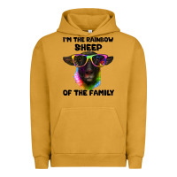 Pigment Peanut Butter i'm the rainbow sheep of the family suffolk sheep Urban Hoodie - Artiststas