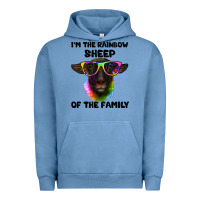 Pigment Pebble Blue i'm the rainbow sheep of the family suffolk sheep Urban Hoodie - Artiststas