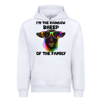 White i'm the rainbow sheep of the family suffolk sheep Urban Hoodie - Artiststas