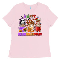 Happy Hallothanksmas Ladies Tee | Teevron