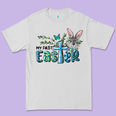My First Easter Bunny Boy Premium Tee Designed By Ranaportraitstore