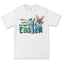 White My First Easter Bunny Boy Premium Tee - RanaPortraitStore