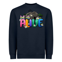 Easter Day He Is Alive Heavyweight Sweatshirt | Teevron