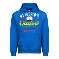 Cobalt 1 worlds gayest dad funny fathers day lgbt pride r Urban Hoodie - tuanDangUi