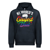Navy 1 worlds gayest dad funny fathers day lgbt pride r Urban Hoodie - tuanDangUi