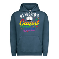 Pigment Midnight Navy 1 worlds gayest dad funny fathers day lgbt pride r Urban Hoodie - tuanDangUi
