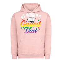 Pigment Salmon 1 worlds gayest dad funny fathers day lgbt pride r Urban Hoodie - tuanDangUi