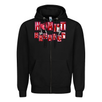 Black heartbreaker Zipper Hoodie - FaDigitalArtStudio