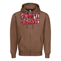 Chestnut heartbreaker Zipper Hoodie - FaDigitalArtStudio