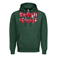 Sports Green heartbreaker Zipper Hoodie - FaDigitalArtStudio