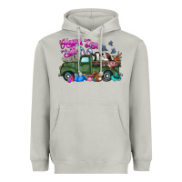 Moon Dust happy easter day truck Heavyweight Hoodie - CowhideDigitalArt