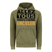 Vintage Olive Allez Tous Vous Enculer Vintage Hoodie - Bettercallsaul