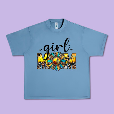 Girl Mom Urban Heavy Tee Designed By Jahusdesignshop