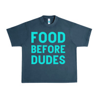 Midnight Navy Food Before Dudes Urban Heavy Tee - Bettercallsaul