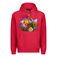 Cardinal Easter Eggs Hamper Premium Hoodie - BundleAndBundleShop