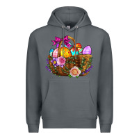 Rock Easter Eggs Hamper Premium Hoodie - BundleAndBundleShop