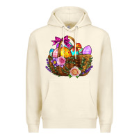 Sandshell Easter Eggs Hamper Premium Hoodie - BundleAndBundleShop