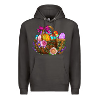Smoke Easter Eggs Hamper Premium Hoodie - BundleAndBundleShop