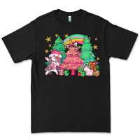 Black Unicorn Christmas trees Premium Tee - NancyCooperArtShop