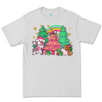 Dove Grey Unicorn Christmas trees Premium Tee - NancyCooperArtShop