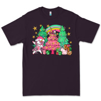 Plum Unicorn Christmas trees Premium Tee - NancyCooperArtShop