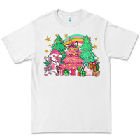 White Unicorn Christmas trees Premium Tee - NancyCooperArtShop