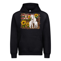 Black gats baby gots sunflowers wooden serape leopard Urban Hoodie - Artiststas