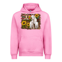 Fuchsia Pink gats baby gots sunflowers wooden serape leopard Urban Hoodie - Artiststas