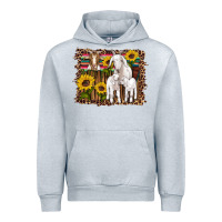 Heather Grey gats baby gots sunflowers wooden serape leopard Urban Hoodie - Artiststas