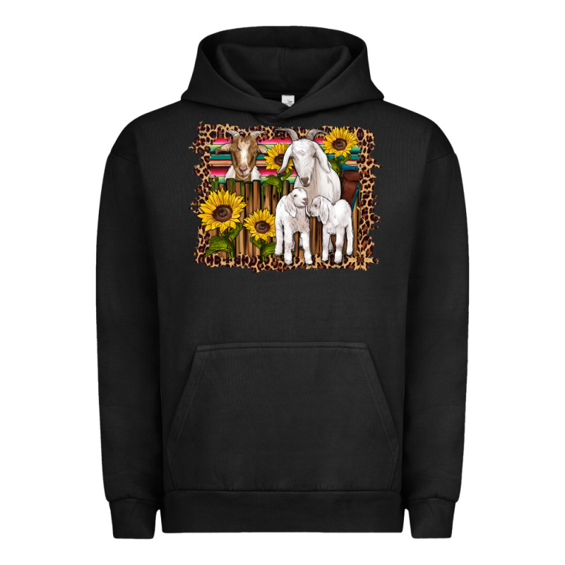 Gats Baby Gots Sunflowers Wooden Serape Leopard Urban Hoodie by Artiststas | Teevron