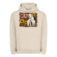 Pigment French Oak gats baby gots sunflowers wooden serape leopard Urban Hoodie - Artiststas