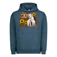 Pigment Midnight Navy gats baby gots sunflowers wooden serape leopard Urban Hoodie - Artiststas