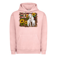 Pigment Salmon gats baby gots sunflowers wooden serape leopard Urban Hoodie - Artiststas